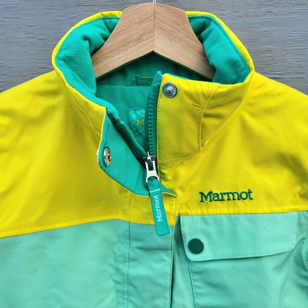 Marmot Girl's MONSTRUCK Ski Jacket Youth M Insulated Full Zip Snowboard Winter - Picture 4 of 16